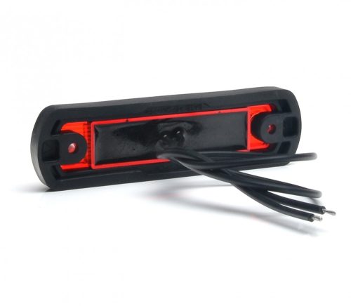 PIROS LED helyzetjelző lámpa (110x31) 12/24V VÍZTISZTA