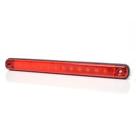 LED helyzetjelző lámpa 12/24V (238x21mm) PIROS