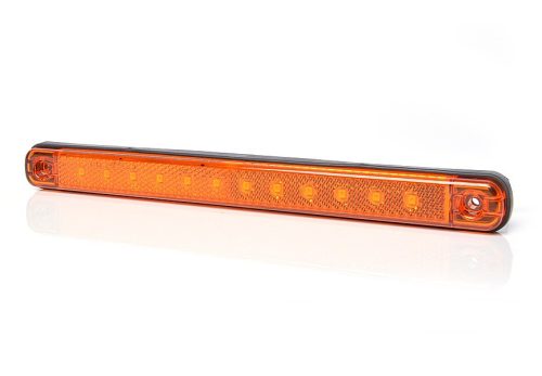 LED helyzetjelző lámpa 12/24V (238x21mm) SÁRGA