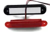 LED helyzetjelző lámpa (140x34mm) 12/24V piros