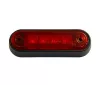 LED helyzetjelző lámpa (100x34mm) 12/24V piros