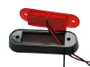 LED helyzetjelző lámpa (100x34mm) 12/24V piros