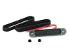 PIROS LED helyzetjelző 120x28mm 12/24V FÜST BÚRÁVAL