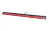 LED helyzetjelző lámpa (535x28mm) 12/24V Piros