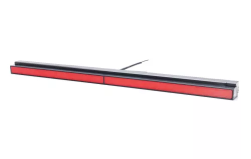 LED helyzetjelző lámpa (535x28mm) 12/24V Piros