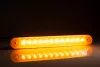 Helyzetjelző lámpa LED 12/24V (hosszú slim) kerekített SÁRGA