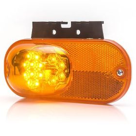 LED irányjelző és helyzetjelző lámpa 12/24V prizmával