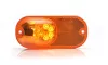 LED irányjelző és helyzetjelző lámpa 12/24V prizmával