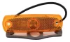 LED helyzetjelző lámpa buszra ovál sárga 12/24V
