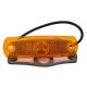 LED helyzetjelző lámpa buszra ovál sárga 12/24V