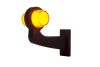 Amerikai helyzetjelző 12/24V nagy derékszögű ledes SÁRGA/SÁRGA