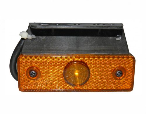 Helyzetjelző lámpa 24V (95x30) sárga, tartóval
