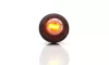 Mini LED helyzetjelző lámpa gumi házban 12/24V SÁRGA