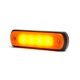 SÁRGA LED helyzetjelző lámpa (110x31) 12/24V OPÁL BÚRÁVAL
