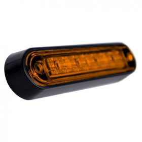 LED helyzetjelző lámpa (140x34mm) 12/24V sárga