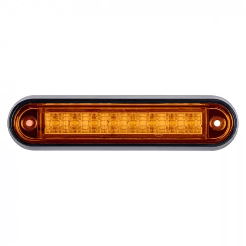 LED helyzetjelző lámpa (140x34mm) 12/24V sárga