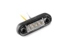 FEHÉR/SÁRGA LED helyzetjelző 84x28mm 12/24V VÍZTISZTA