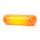 LED helyzetjelző lámpa 12/24V (ovális) sárga NEON