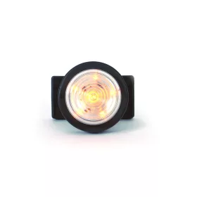 Helyzetjelző lámpa 12/24V flexi Sárga Áttetsző búrás