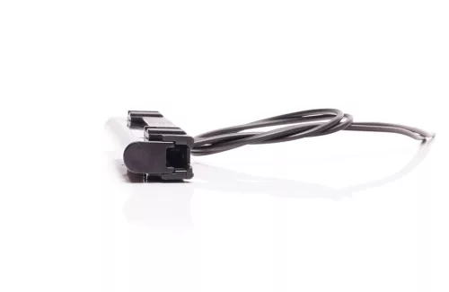 LED helyzetjelző lámpa (125x18mm) 12/24V Sárga, Füst búrával