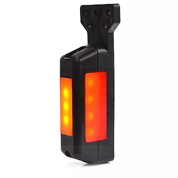 Szélességjelző lámpa 12/24V (opál) LED piros-fehér-sárga BAL