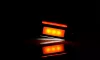 Szélességjelző lámpa 12/24V (opál) LED piros-fehér-sárga BAL