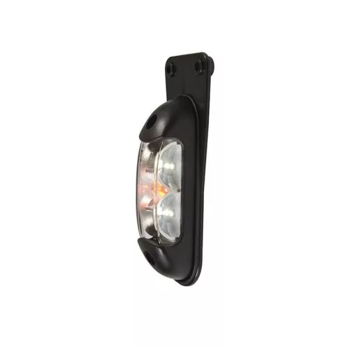Szélességjelző lámpa 12/24V (New) LED piros-fehér-sárga+tartó