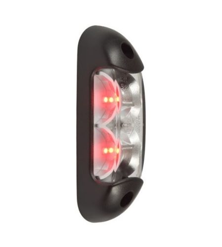 Szélességjelző lámpa 12/24V (New) LED piros-fehér