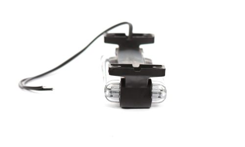 Szélességjelző lámpa 12/24V (hosszú) piros-fehér