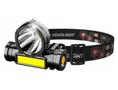 COB+XPE led fejlámpa, 3W, TÖLTHETŐ