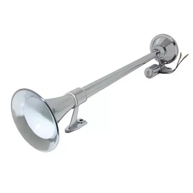 Légkürt 64 cm kerek végű 12/24V