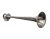 Inox légkürt 80 cm védőkupakkal