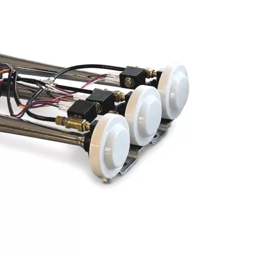 Elektronikus dallamkürt/légkürt Króm 12/24V
