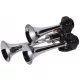 Légkürt hármas 16/23/29cm 24V