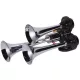 Légkürt hármas 16/23/29cm 24V