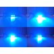 4 POWER LED-es kék villogó modul 12/24V