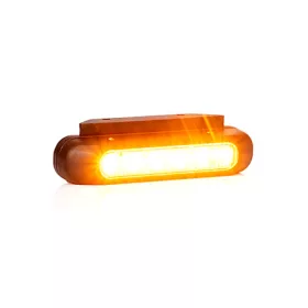 6 POWER OSRAM LED-es sárga villogó 12/24V