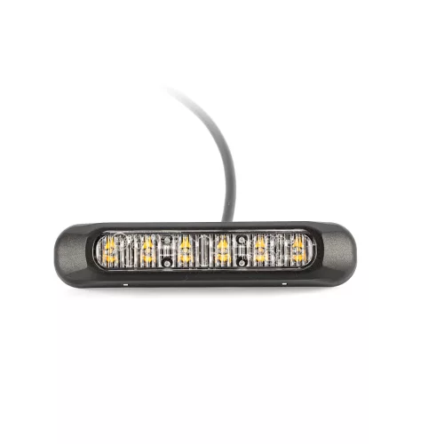 6 POWER OSRAM LED-es sárga villogó 12/24V