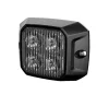4 POWER LED-es téglalap sárga villogó modul 12/24V
