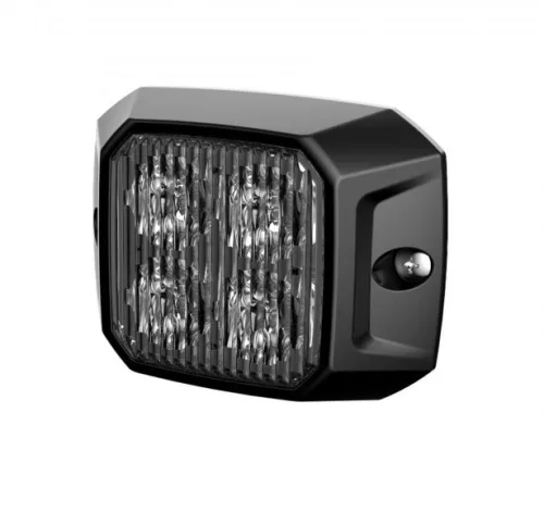 4 POWER LED-es téglalap sárga villogó modul 12/24V