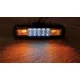 Sárga villogó / munkalámpa, 10+6 LED-es (12-80V)