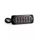 12 POWER LED-es SLIM fehér villogó modul 12/24V ALU