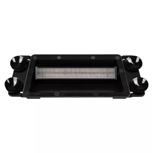 SMD LED-es Sárga villogó szélvédőre 12/24V 33x11cm