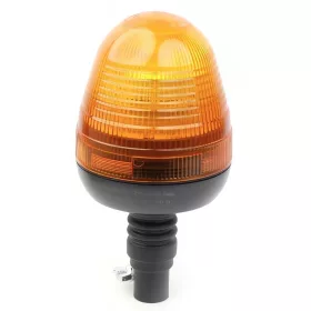   LED sárga villogó 12/24V csőre, FLUX LED, Erősített búrával