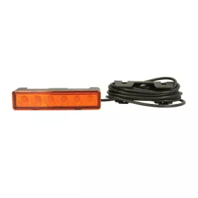 Beépíthető sárga vilogó 6 POWER LED 12/24V