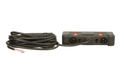 Beépíthető sárga vilogó 6 POWER LED 12/24V