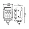 CREE LED fényvető kombinált fénnyel 36W