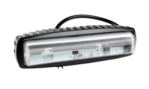 Munkalámpa / jelzőfény PIROS  VONAL, LED-es 10-80V Keskeny