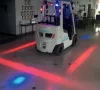 Munkalámpa / jelzőfény PIROS  VONAL, LED-es 10-80V Keskeny