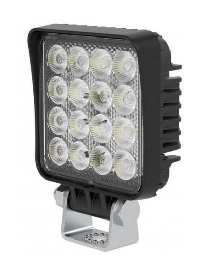 Mini munkalámpa 16 LED-es (82x82mm) terítő fény